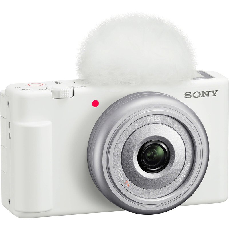 Sony ZV-1F Vlogging Camera (White)  