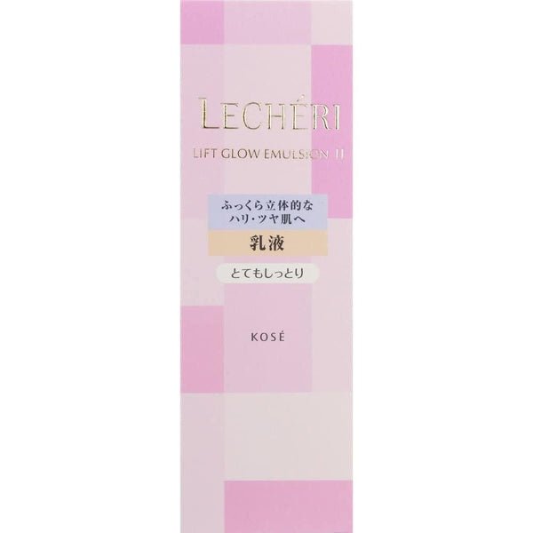 Kose Lecheri Lift Glow Emulsion Skin Glowing Face Milk 120ml