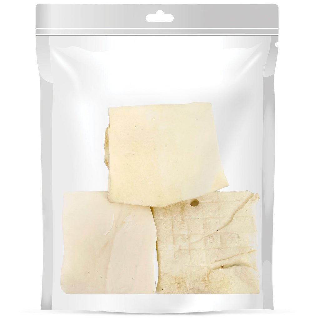 NEW- Cheek Chips, Premium Beef Dog Chews, Natural, 60 Count RESALE PACKS (20 x 3 Count) - All Natural Rawhide Alternative, Long Lasting for Aggressive Chewers, Easily Digestible, Cleans Teeth 