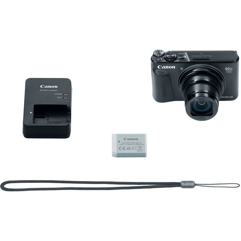 Canon PowerShot SX740 HS Digital Camera (Black)  